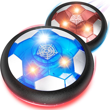 2PCS LED Hover Soccer Ball Indoor Toy for Kids 3-12 Years Birthday Gift
