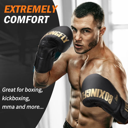 Boxing Gloves for Men Women MMA Kickboxing Muay Thai Heavy Bag Training