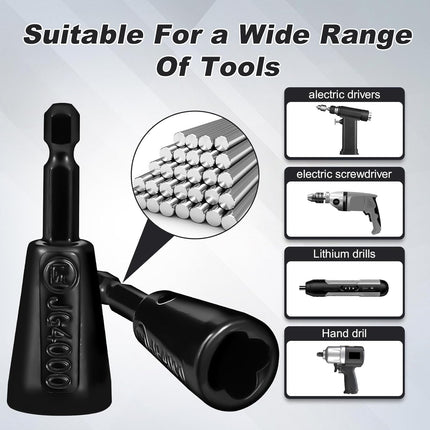 4-Pack Wire Twister Tool – Drill Attachment for 8–24 AWG Wire Nuts