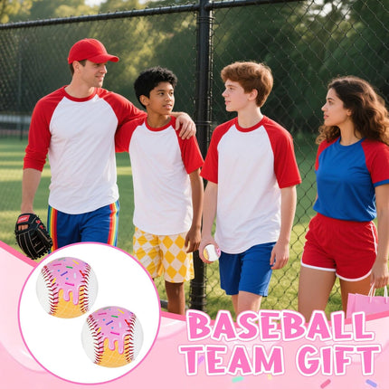 PVC 9in Practice Baseball for Training, Hitting Practice & Player Gifts