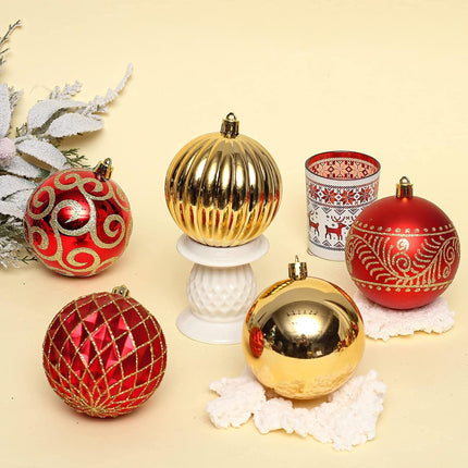 20-Piece Shatterproof Christmas Tree Balls – 3.16" Ornament Decorations for Hanging