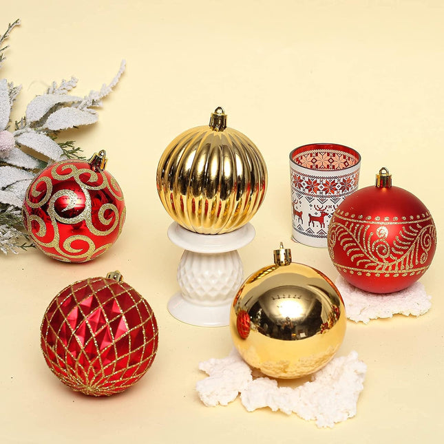 20-Piece Shatterproof Christmas Tree Balls – 3.16" Ornament Decorations for Hanging