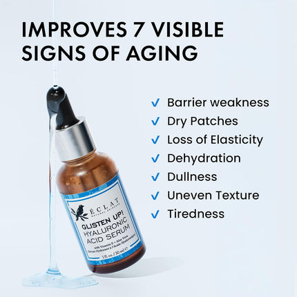 Hyaluronic Acid Serum 2.5% + B5 3% – Hydrating & Plumping Face Serum