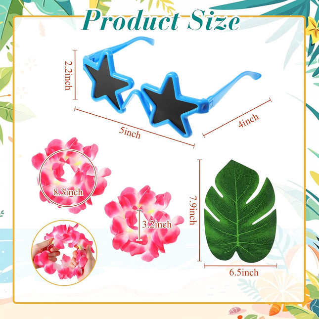 6-Set Christmas Pineapple Table Centerpieces – Tropical Luau Party Decorations