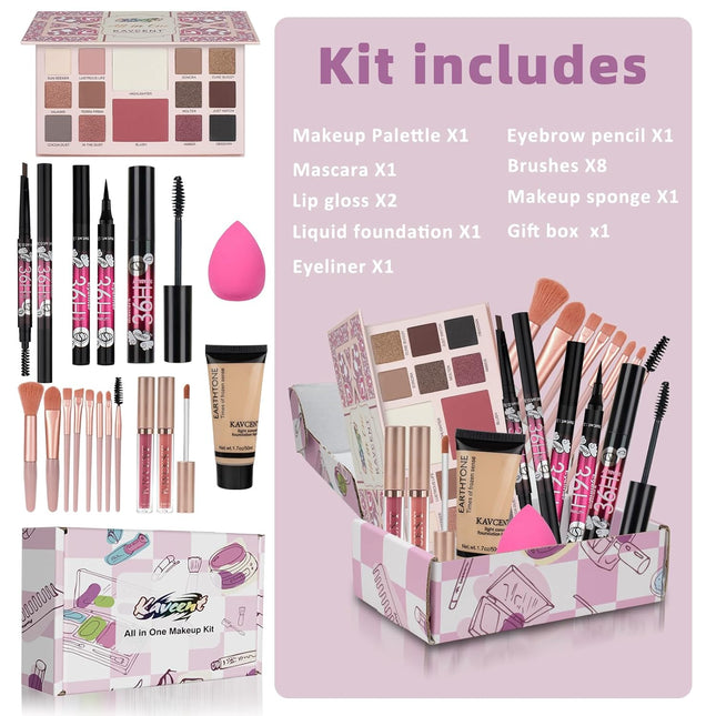 Makeup Kit for Teens Women Full Set Eyeshadow Beauty Gift Makeup Kit