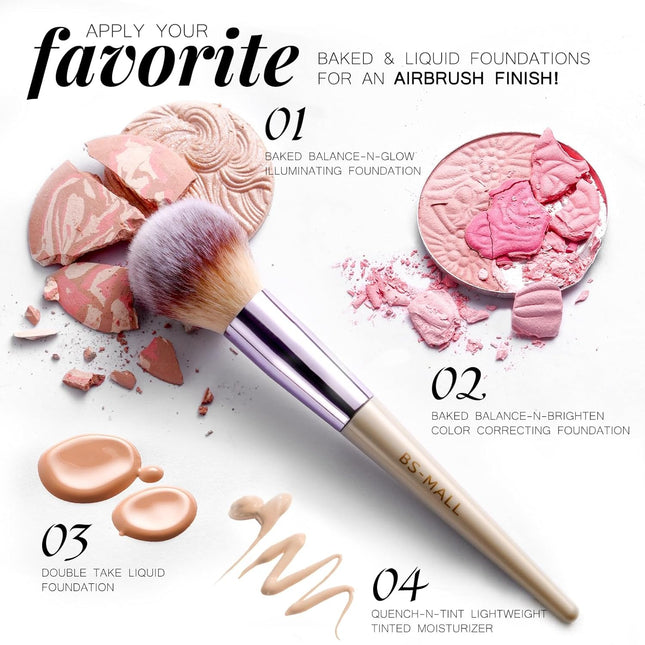 18PCS Makeup Brush Set – Premium Synthetic Brushes with Black Case