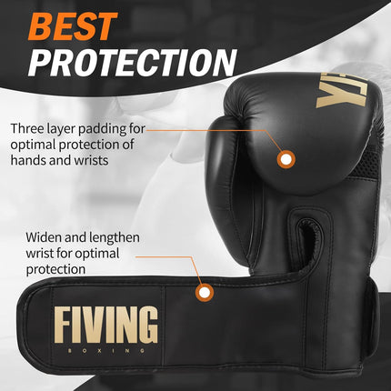 Boxing Gloves for Men Women MMA Kickboxing Muay Thai Heavy Bag Training