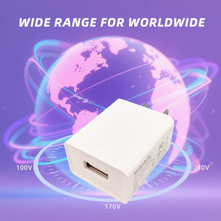 UL Listed USB Wall Charger 5W 5V 1A Power Adapter 3-Pack White