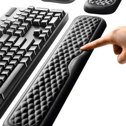 Keyboard and Mouse Wrist Rest Memory Foam Ergonomic Support Pad for Desk
