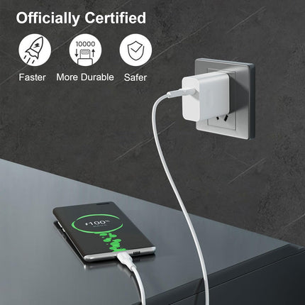 4-Pack 3.1FT 60W Fast Charging Cables – USB-A to USB-C & USB-C to USB-C for iPhone, iPad & More