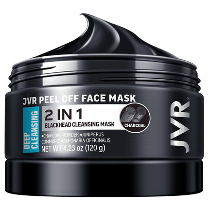 Charcoal Peel Off Face Mask for Men for Blackhead Removal and Deep Cleansing
