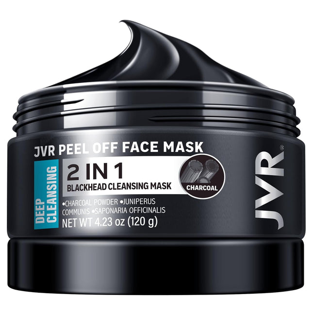Charcoal Peel Off Face Mask for Men for Blackhead Removal and Deep Cleansing