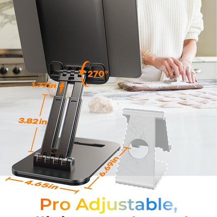 Universal Tablet Holder Stand – Portable Foldable Desk Mount for iPad Kindle Switch