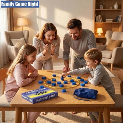 Magnetic Chess Game with String Puzzle Strategy Board Game for Family Fun