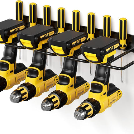 Power Tool Organizer – Wall Mount Drill Holder, Heavy Duty for Garage & Workshop