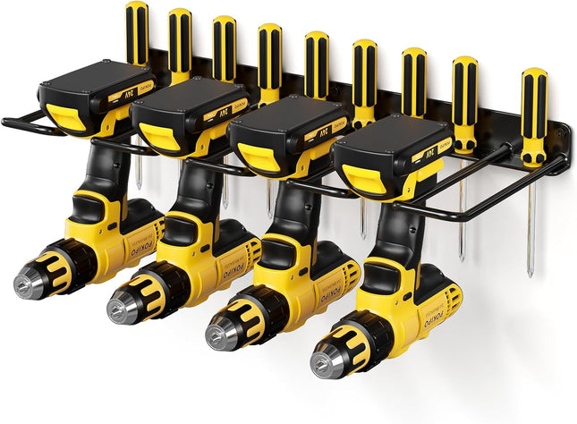 Power Tool Organizer – Wall Mount Drill Holder, Heavy Duty for Garage & Workshop