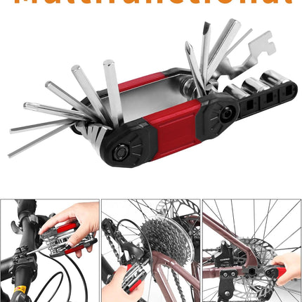 Bicycle Repair Kit – Tire Patches, Mini Pump & Chain Wrench for Bikes