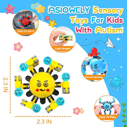 3-Pack Fidget Spinner Toys – Birthday, Easter, & Party Gift for Kids