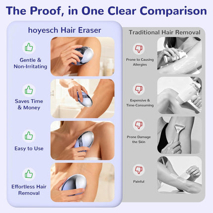 Crystal Hair Eraser – Painless, Reusable Hair Remover for Women & Men