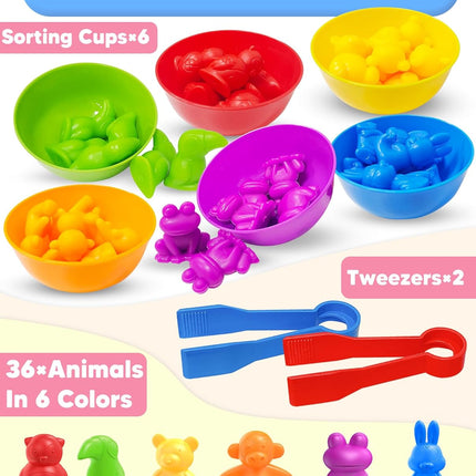 Counting Animals Montessori Toy – Educational Sensory Learning for Ages 3–5