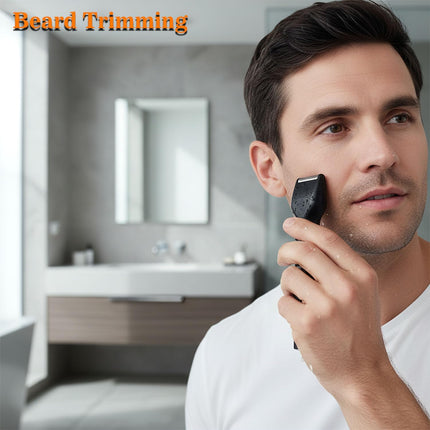 4-in-1 Grooming Trimmer Nose Ear Beard Eyebrow Body Hair Clipper Black