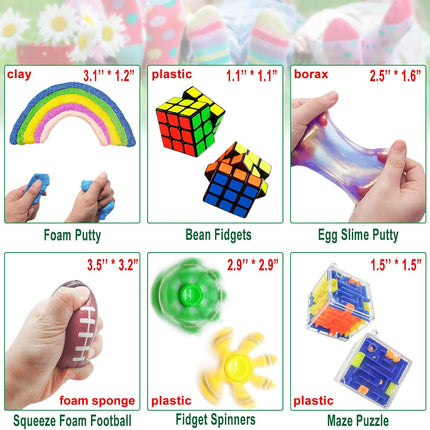 35 Pcs Fidget Toy Set Sensory Stress Relief Anti Anxiety Toys with Gift Box