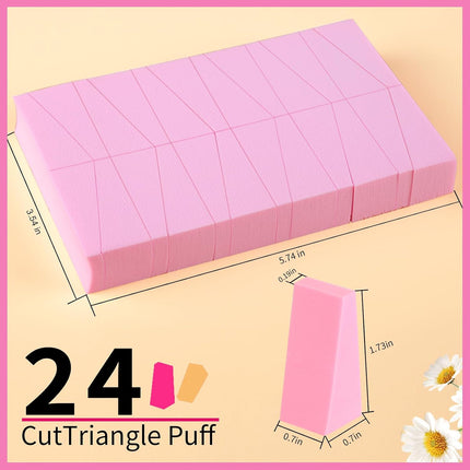48PCS Latex-Free Makeup Wedge Sponges, Foundation Applicators Liquid & Cream Makeup