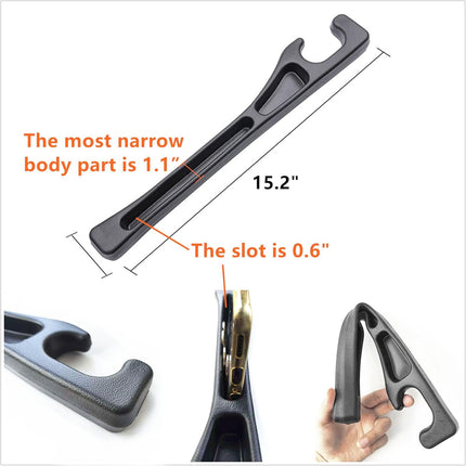 2-Pack Car Seat Gap Guard Insert – Prevents Items from Falling with No-Drop Crevice Blocker