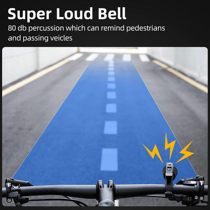 Mountain Bike Bell – Classic Design, Loud Sound for Adult Bicycles