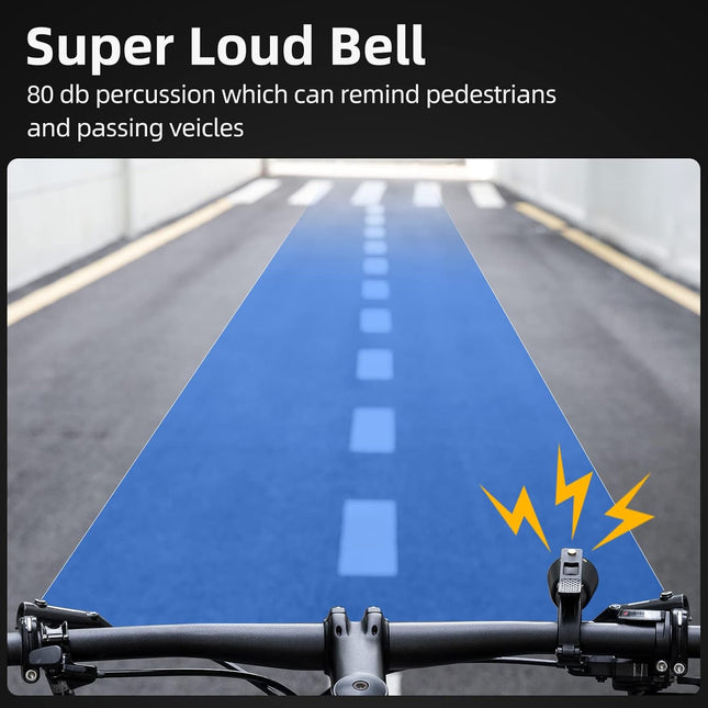 Mountain Bike Bell – Classic Design, Loud Sound for Adult Bicycles