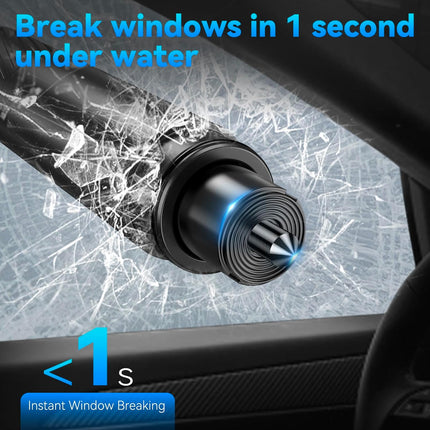 2025 Safe Hammer Glass Breaker – Car Emergency Escape Tool, 3PCS, Seatbelt Cutter