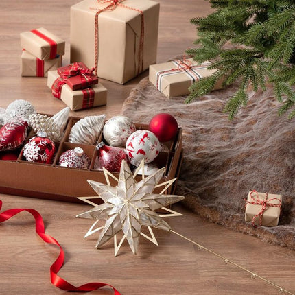 Christmas Satin Ribbon Red and Green 1 Inch 50 Yards Gift Wrapping and Decor