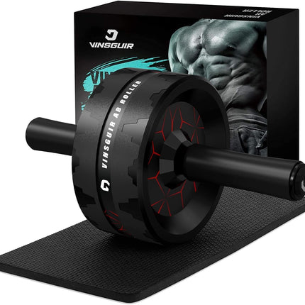 Ab Roller Wheel – Core & Abs Workout Equipment with Knee Pad for Home Gym
