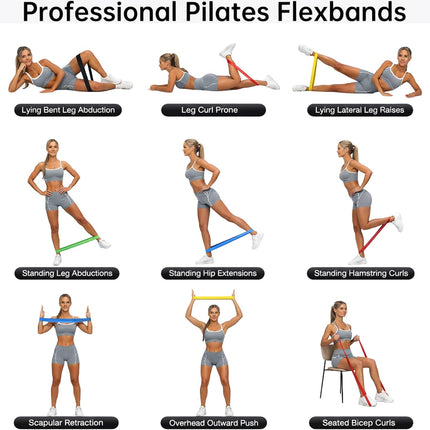 Fabric Loop Resistance Bands – Strength Bands for Legs, Glutes, Yoga & Pilates