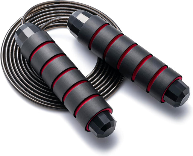 Jump Rope for Exercise – Adjustable, Speed Rope with Bearings, Women & Men
