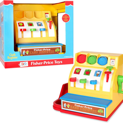 Fisher Price Retro Cash Register Classic Preschool Toy for Kids Ages 2+