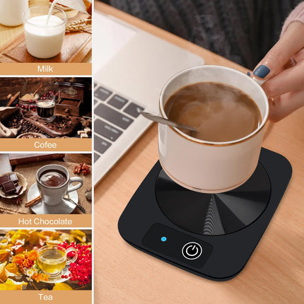Smart Electric Mug Warmer – Keeps Coffee, Cocoa, Milk at the Perfect Temp