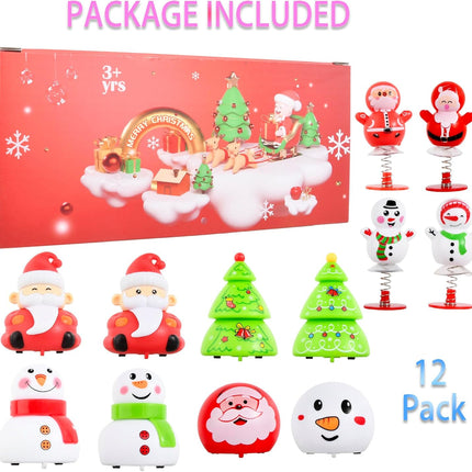 12PCS Small Pull Back Toy Cars – Mini Racing Vehicles Holiday Party Favors
