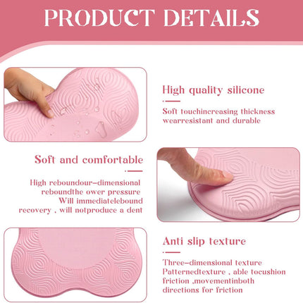 Yoga Knee Pads 2 Pack, Extra Cushion Foam for Kneeling & Exercise Support