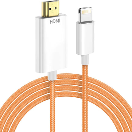 Lightning to HDMI Cable – 1080P HD AV Adapter for iPhone to TV/Projector