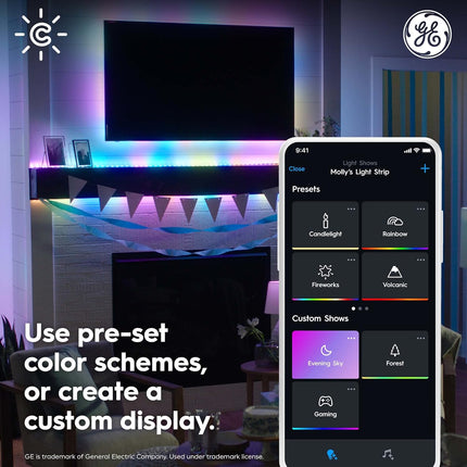 32ft Smart LED Light Strip with Music Sync, WiFi & Alexa/Google Compatible