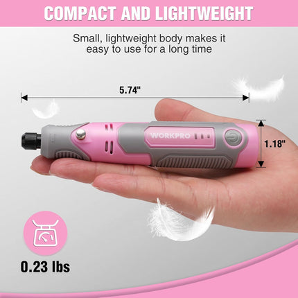 Cordless Mini Rotary Tool Kit – 71pcs Accessories, 3 Speeds, USB Rechargeable