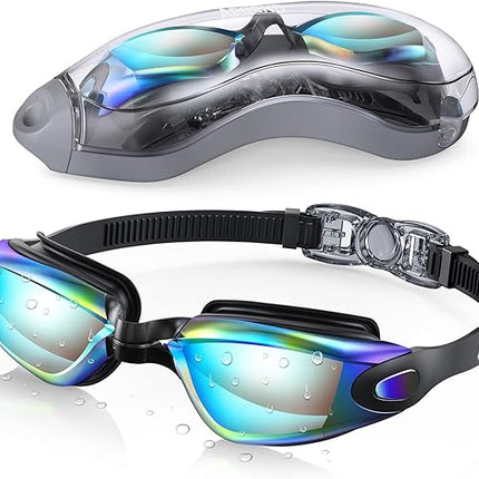 Swim Goggles for Adults, Men, Women & Youth with No-Leak Full Protection