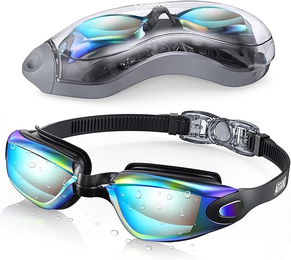 Swim Goggles for Adults, Men, Women & Youth with No-Leak Full Protection