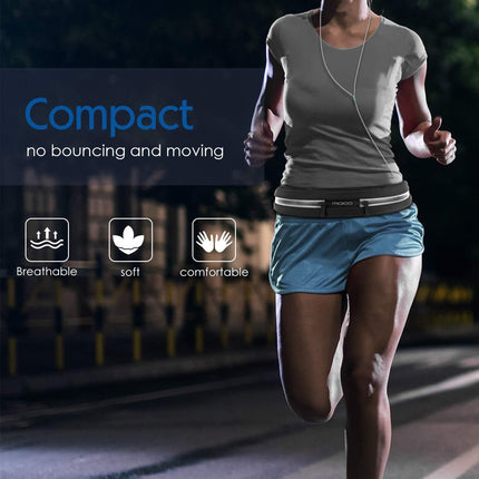Sports Running Belt with Dual Pockets for Phone, Workout & Outdoor Fitness