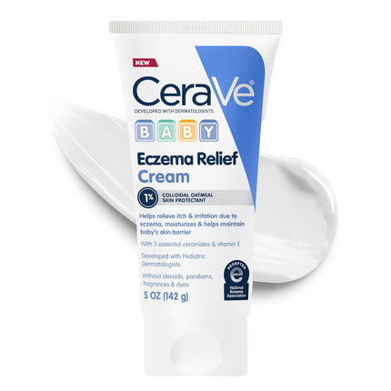 Baby Eczema Relief Cream 1% Colloidal Oatmeal – Soothes & Calms Itchy Skin