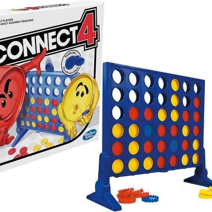Connect 4 Strategy Board Game for Kids Ages 6+, Classic 2-Player Game