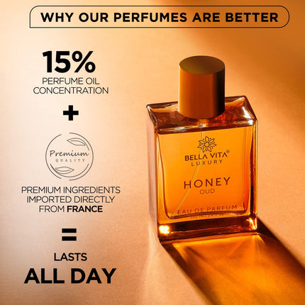 BellaVita SKAI Aquatic & Honey Oud Unisex Perfume Duo Set 2 x 100ml