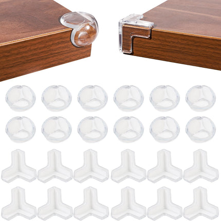 24 Pack Baby Corner Guards – Table & Furniture Edge Protectors