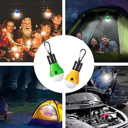 LED Camping Tent Lantern 5 Pack Waterproof Emergency Lights with Hooks